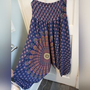 Harem style Hippie Thai style pants Boho women's Patterned yoga